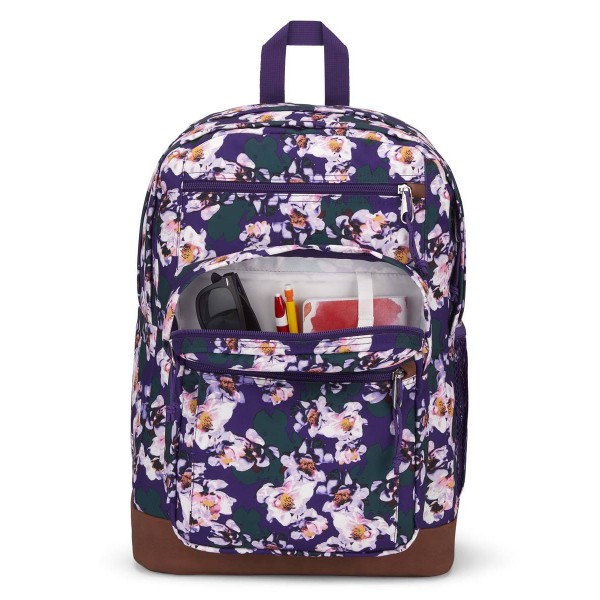 JanSport Cool Student Backpack Purple Petals