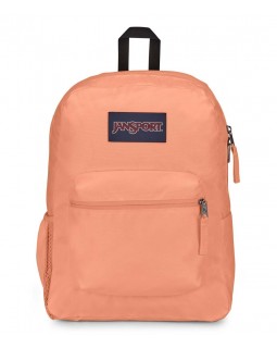 JanSport Cross Town Backpack Peach Neon