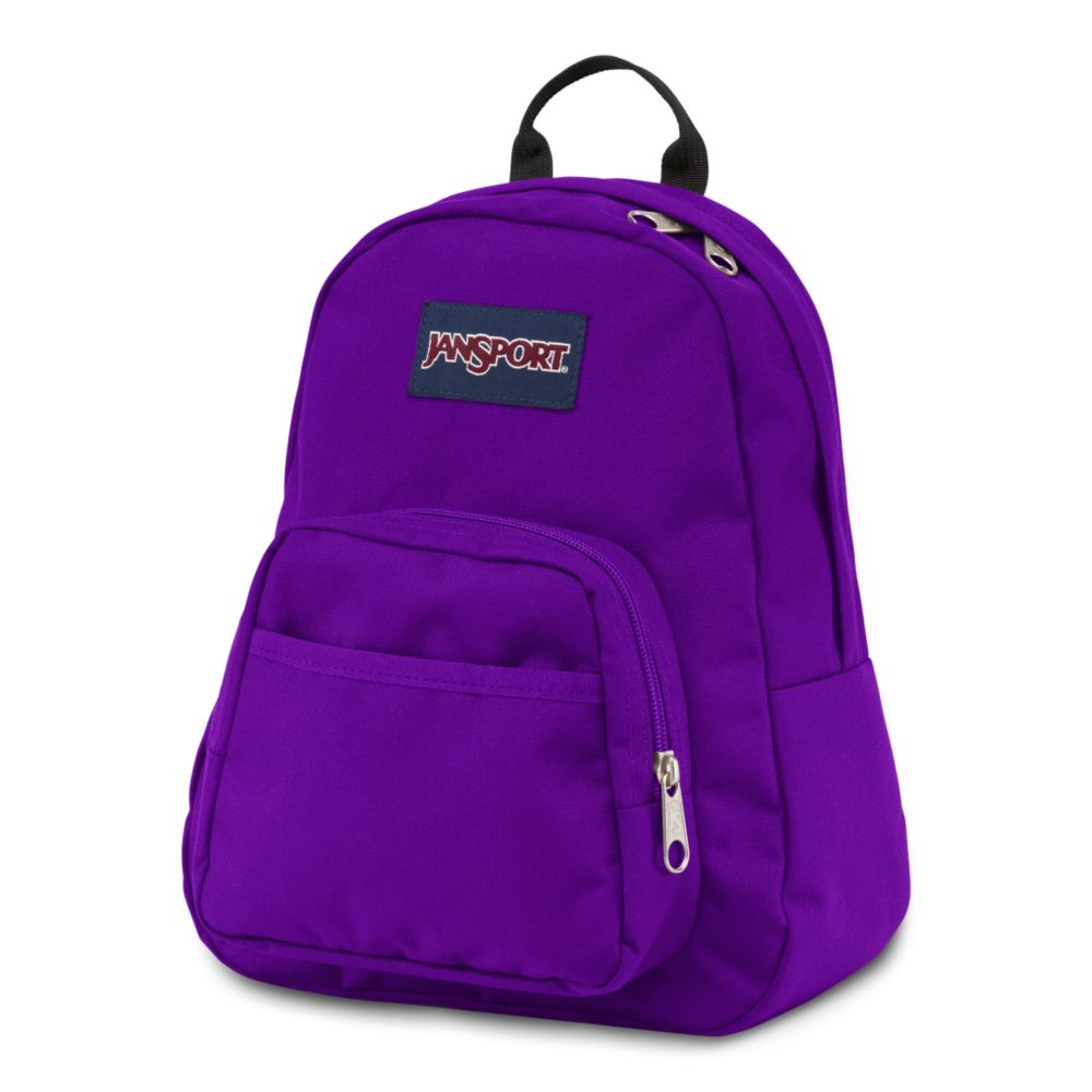 JanSport Half Pint Mini Backpack Signature Purple • Daypacks • Handbags Vogue