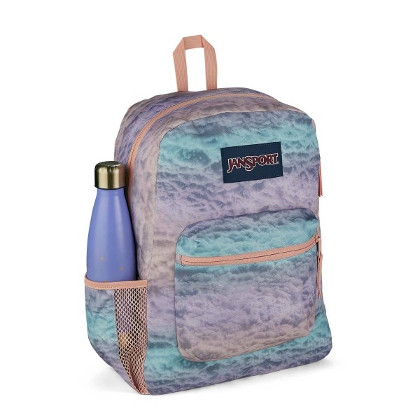 JanSport Cross Town Backpack Cotton Candy Clouds