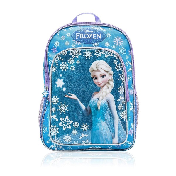 Disney Frozen Elsa and Glittery Snowflakes School Backpack 16" Full Size