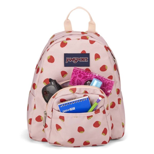 JanSport Half Pint Mini Backpack Strawberry Shower