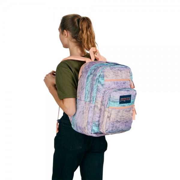 JanSport Big Student Backpack Cotton Candy Clouds