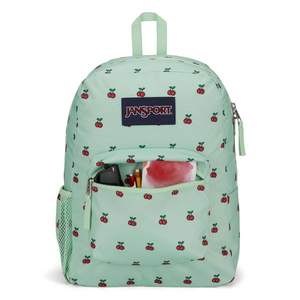 JanSport Cross Town Backpack 8 Bit Cherries