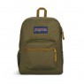 JanSport Cross Town Remix Backpack Army Green Double Dobby