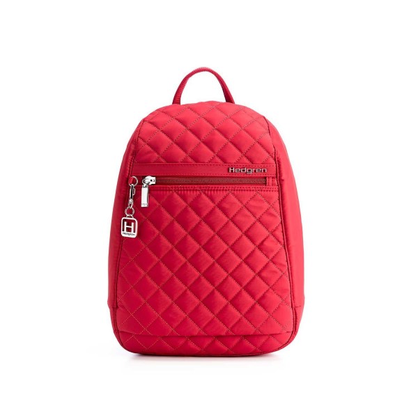 Hedgren Backpack Bag Diamond Touch Pat 598 New Bull Red