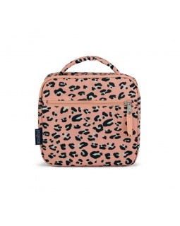 JanSport Lunch Break Box Bag Pink Party Cat