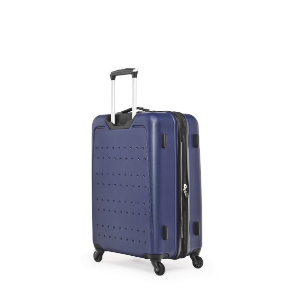 Swiss Gear 3D Lite 24" Hard Side Spinner Expandable Luggage Blue