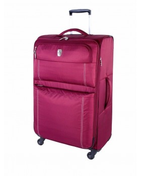 Atlantic 28" Spinner Expandable Luggage Velocity Lite Raspberry