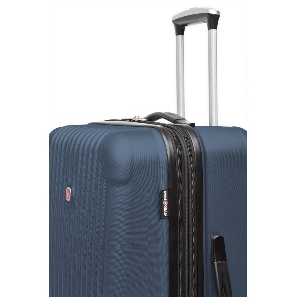 Swiss Gear Linigno 28" Hard Side Spinner Expandable Luggage Blue