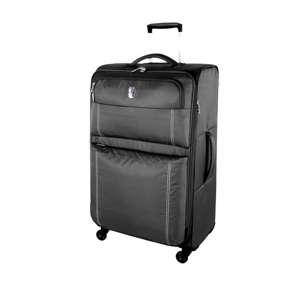 Atlantic 28" Spinner Expandable Luggage Velocity Lite Charcoal