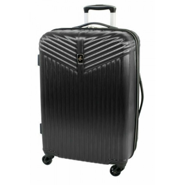 Atlantic Priority 3 20" Spinner Carry on Luggage Black
