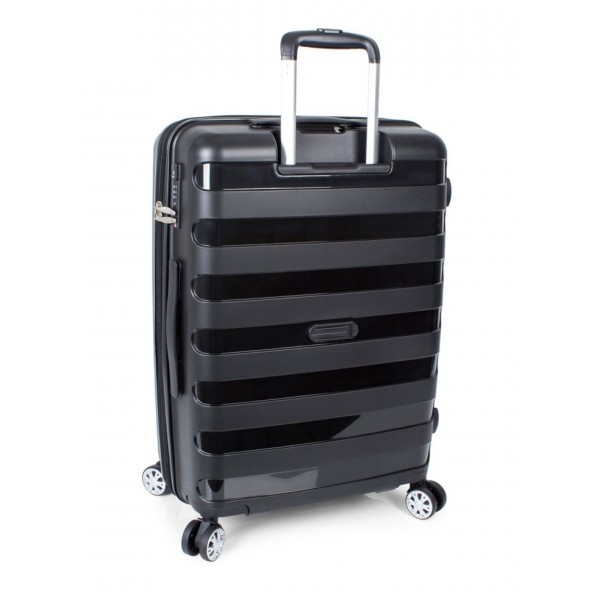 Rosetti Autumn Breeze 24" Spinner Expandable Luggage Black