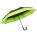 Knirps Belami Jumbo Windproof Stick Umbrella Black / Green