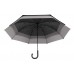 Knirps Belami Jumbo Windproof Stick Umbrella Black / Grey