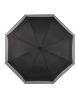 Knirps Belami Jumbo Windproof Stick Umbrella Black / Grey